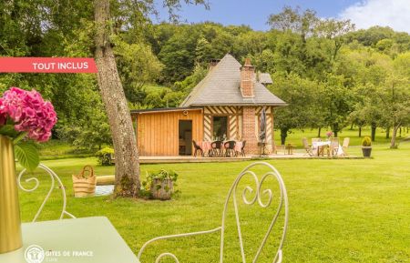 Jardin Normand pour un pique-nique en famille sous les pommiers ! Gîte n°1417 Manneville-la-Raoult - Eure - Jardin Normand pour un pique-nique en famille sous les pommiers !